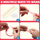 72Pcs July 4th Glow Sticks with Connectors