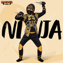 JOYIN Kids' Golden Halloween Ninja Costume Set