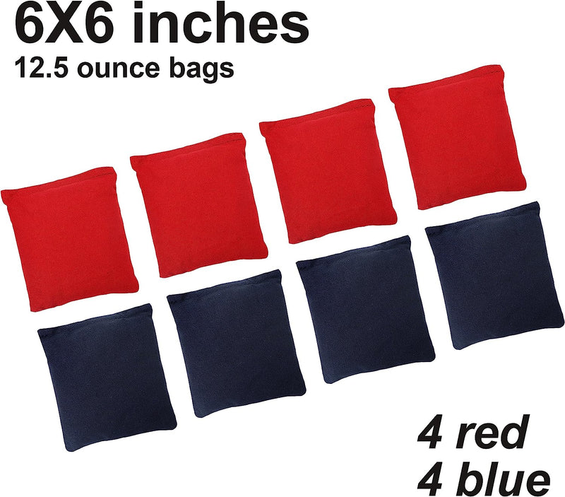 3x2ft July 4th Cornhole Set with 8 Classic Bags