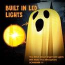 6 Pcs Halloween Decorations Hanging Ghosts Outdoor