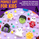 JOYIN 24 Pcs Halloween Mochi Squishy Toys with Gift Bags