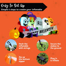 Joiedomi 8 Ft Inflatable Halloween Pumpkin Ghost Vampire Witch Set
