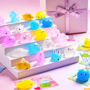36 Packs Glitter Mochi Toys with Glitter Valentine’s Day Gift Cards