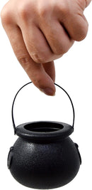 Black  Cauldron Candy Holders, 4 Pack