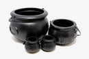 Black  Cauldron Candy Holders, 4 Pack