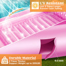 85in x 57in Extra Large Pink Sun Tan Tub Adult Pool Floats Raft for Pool Sunbathing