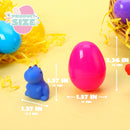 24 Pcs Easter Prefilled Eggs with Mochi Squishy Toys