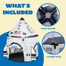 Kids Rocket Ship Play Tent Pop Up Play Tent