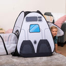 White Rocket Ship Pop Up Play Tent With Tunnel