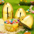 6Pcs 10'' Gold Jumbo Easter Eggs