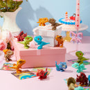 24 Pcs Valentine's Day Cards with Dinosaur Toys