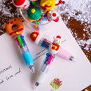 24 PCS Christmas Multicolor Pens Bulk For Kids