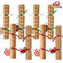 8Pcs Kraft Style Christmas Cracker Set