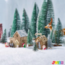 2Pcs Christmas Snow Blanket Roll for Christmas Decoration