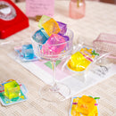 28 Pcs Valentine’s Day Cards with Ice Cube Shaped Malt Sugar Squeeze Balls