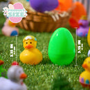 12 Pcs Prefilled Easter Eggs with Rubber Ducks Bath Toys