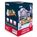 8 FT Long Christmas Inflatable Decoration Four Xmas Characters and Christmas Tree