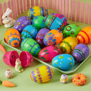18PCS 3.15" Printed Easter Eggs