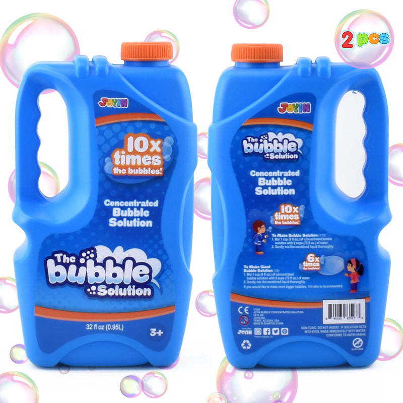 32 oz Bubble Solution Concentrated, 2 pcs Blue