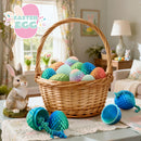 3D Printed Dragon Eggs with 12" Laser Blue-Green Dragon Inside