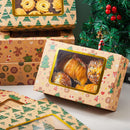 12 PCS Foiled Christmas Cookie Boxes for Gift Giving