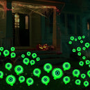 Halloween Decorations Outdoor Solar Scary Eyeball Lights-Spooky Green