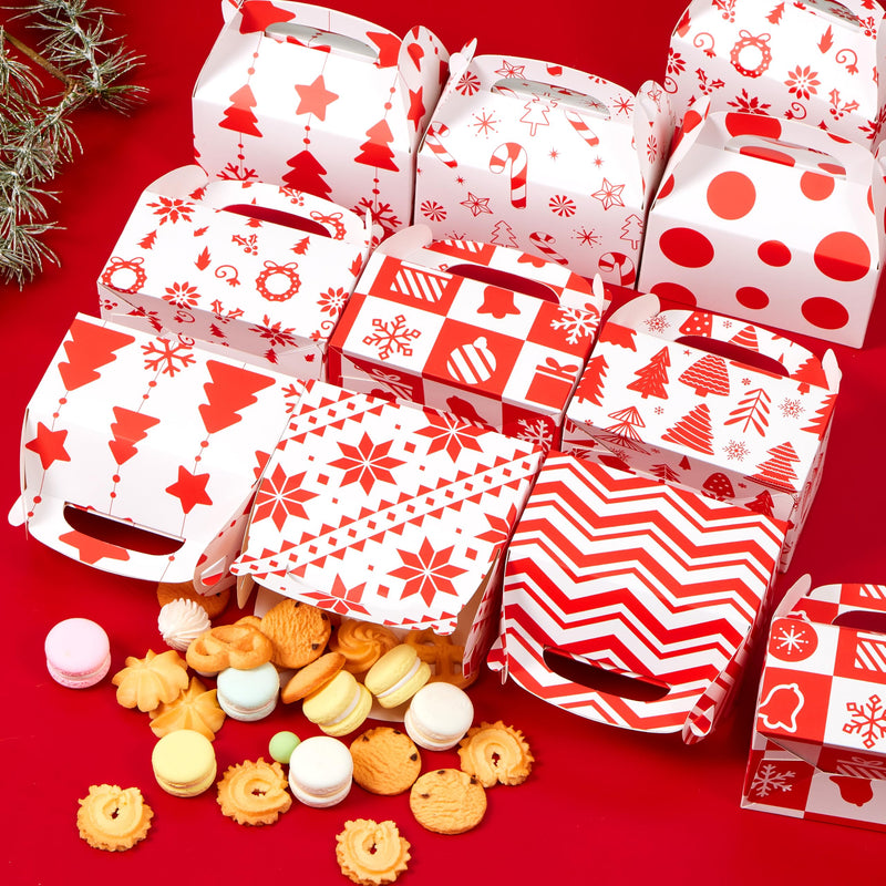 24 PCS Christmas Cookie Boxes for Gift Giving