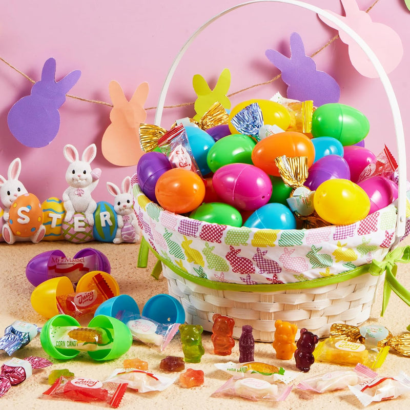 100 Pcs Prefilled Easter Eggs with Candy