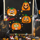 72 Pcs Halloween Pumpkin Stickers for Kids, Halloween Party Favor