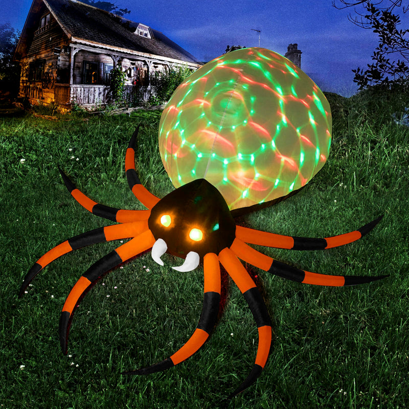 8 FT Halloween Inflatable Giant Spider Outdoor Decorations