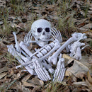 28 PCS Halloween Decorations Skeleton Bones and Skull Kit