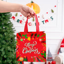 20 PCS Christmas Reusable Gift Bags Assorted Sizes with Handle