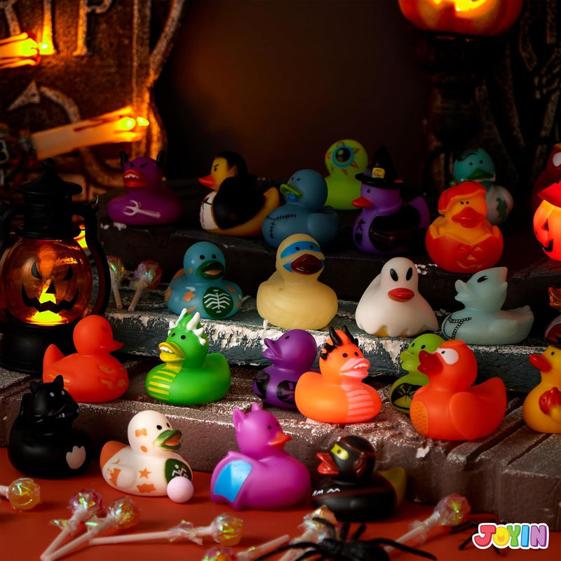 24Pcs Halloween Floating Rubber Ducks