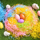 8oz (226g) Easter Recyclable Paper Grass Shred Pastel Colors for Easter Egg Hunt