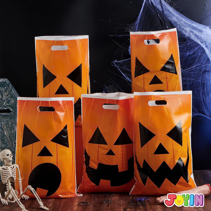 Halloween Jack O Lantern Trick Or Treat Bags, 72-pack
