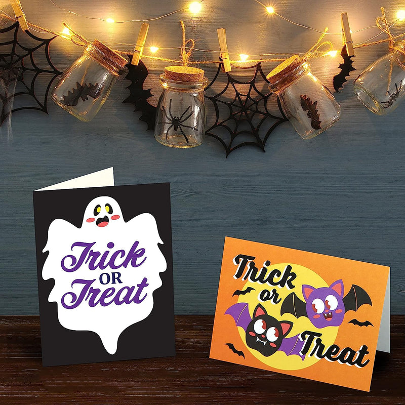 Halloween Greeting Cards with Envelopes,  72 Pack
