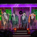 19.6in Halloween Hanging Evil Witch, 4 Pack
