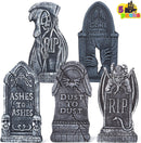 Halloween 17in Foam Tombstone (demon) With 12 Bonus Stakes