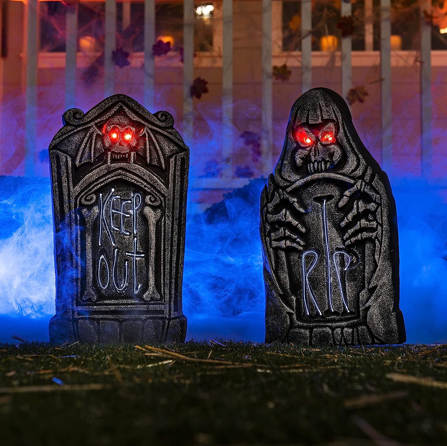 JOYIN | Light-up Graveyard Tombstone