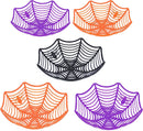 5 Halloween Spider Web Plastic Basket Bowls
