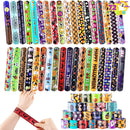 Halloween Themed Slap Bracelets, 72 Pcs