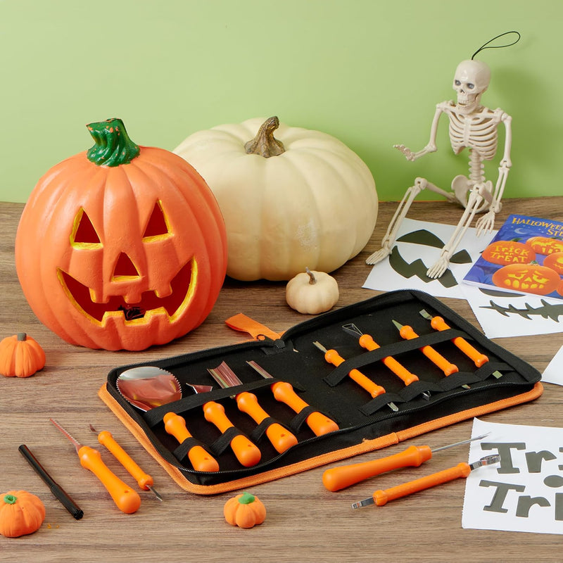 14 Pcs Halloween Pumpkin Carving Kit