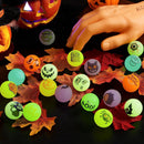 100 Halloween Glow in The Dark Bouncing Balls