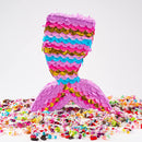 Mermaid Pinata with Plastic Bat and Paper Blindfold