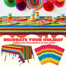 4Pcs Cinco De Mayo Fiesta Tablecloth Table Runner, 54 x 108â€?,<ul class=""a-unordered-list a-vertical a-spacing-mini"">
