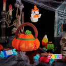 Satiated Plush Pumpkin Baby Basket