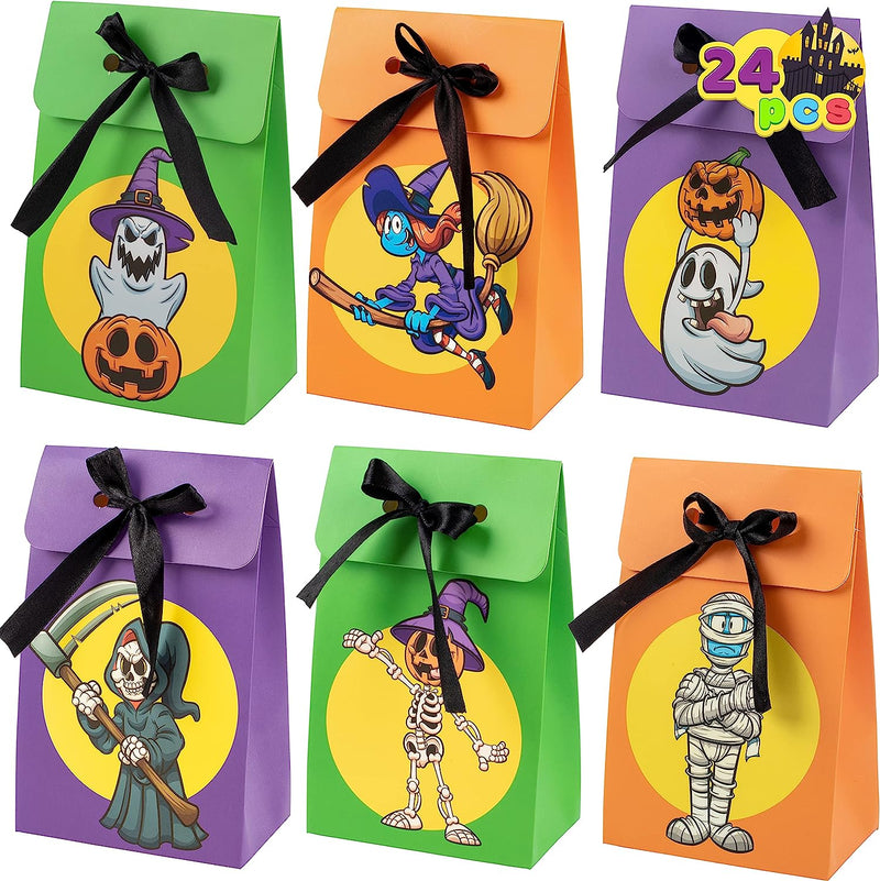 Halloween Teenager Goody Paper Boxes, 12 Pcs