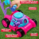 Sloosh Bubble Lawn Mower Toddler Toys, Pink