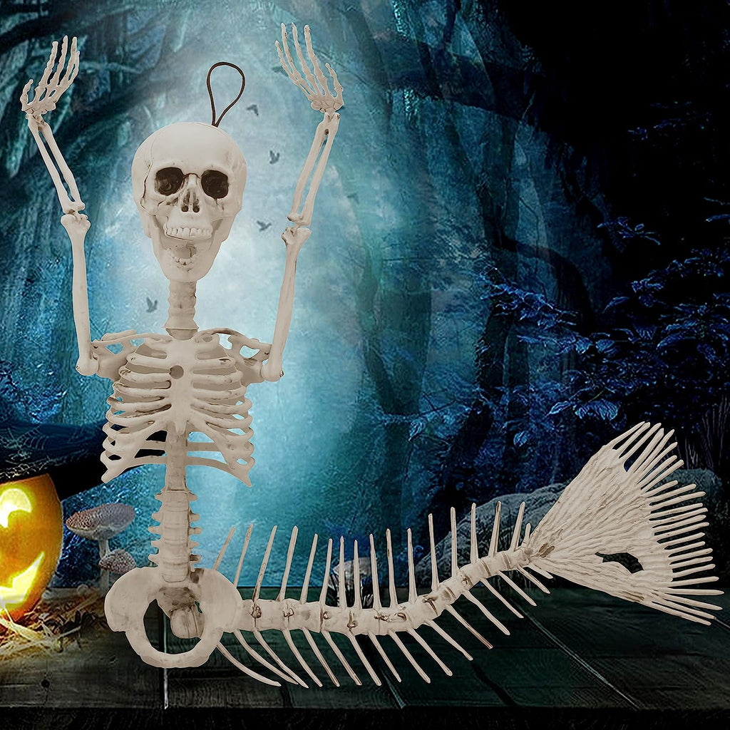 30” Tall Mermaid Skeleton Plastic Bones-JOYIN