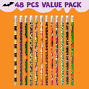 48 PCS Halloween Pencil Assortment with Eraser
